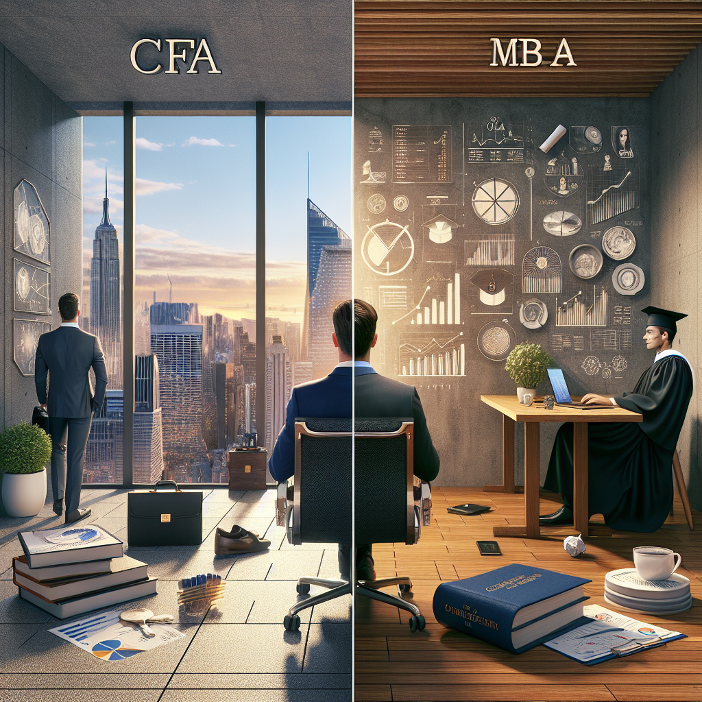 CFA vs MBA – Which One Is Better for a Finance Career?