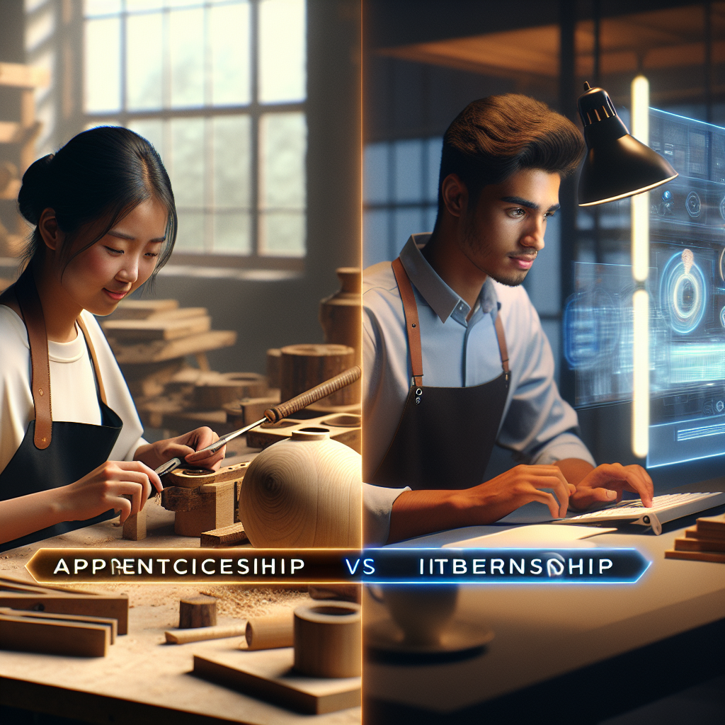 Apprenticeship vs. Internship – What’s the Difference?