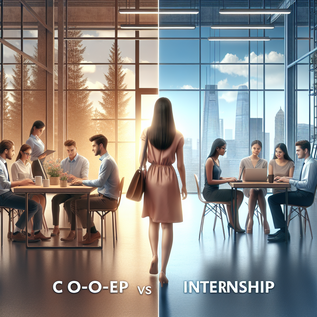 What Is the Difference Between a Co-Op and an Internship?