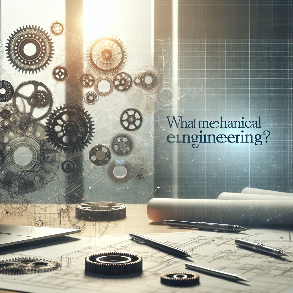 What Is Mechanical Engineering?