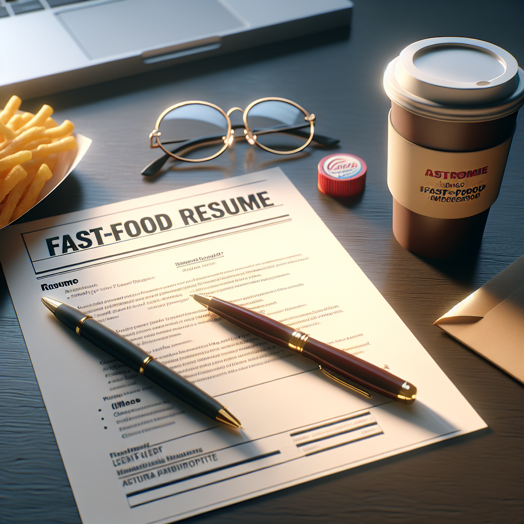 How To Write a Fast-Food Resume (+ Template)