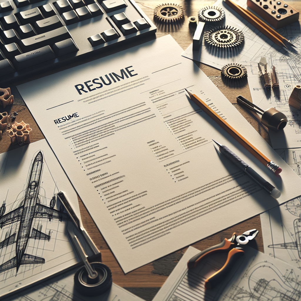 How To Write an Aircraft Engineer Resume (+ Template)