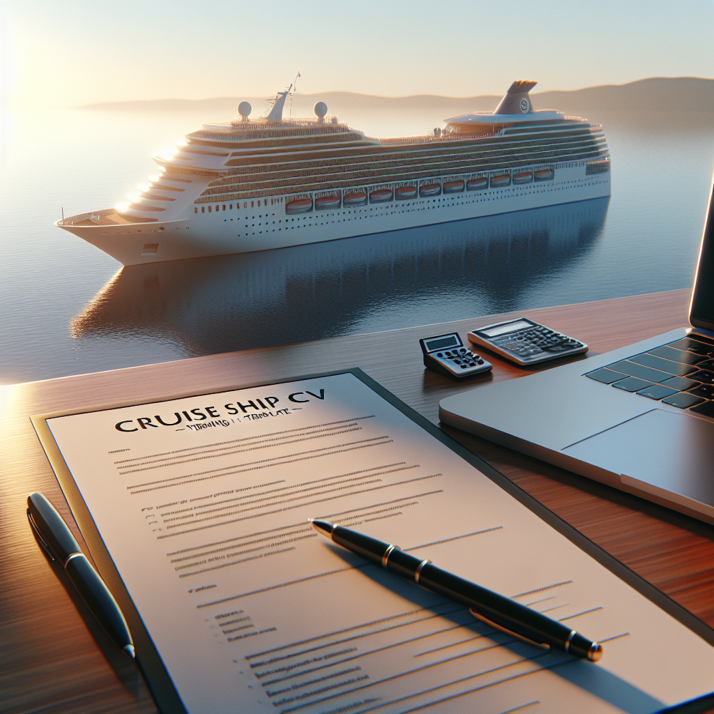 How To Write a Cruise Ship CV (+ Template)