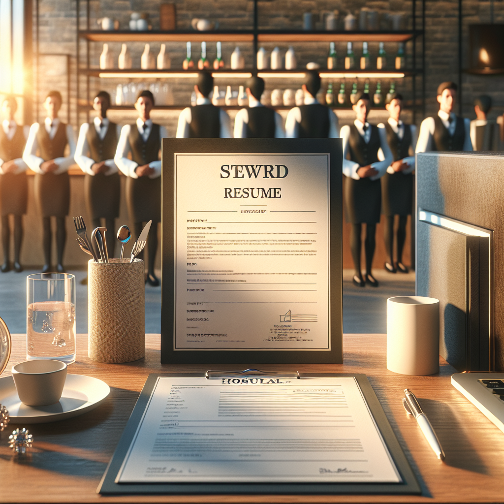 How To Write a Hotel Steward Resume (+ Template)