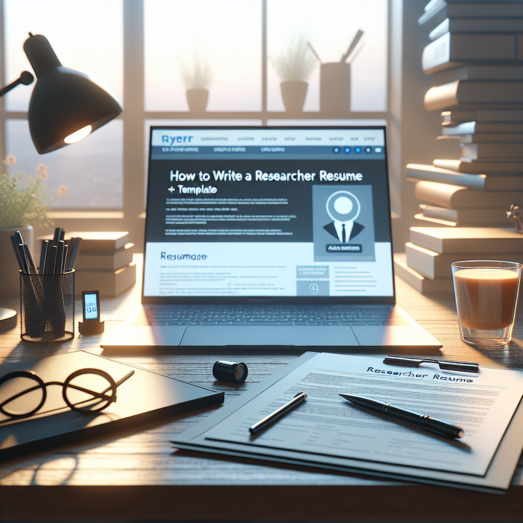 How To Write a Researcher Resume (+ Template)