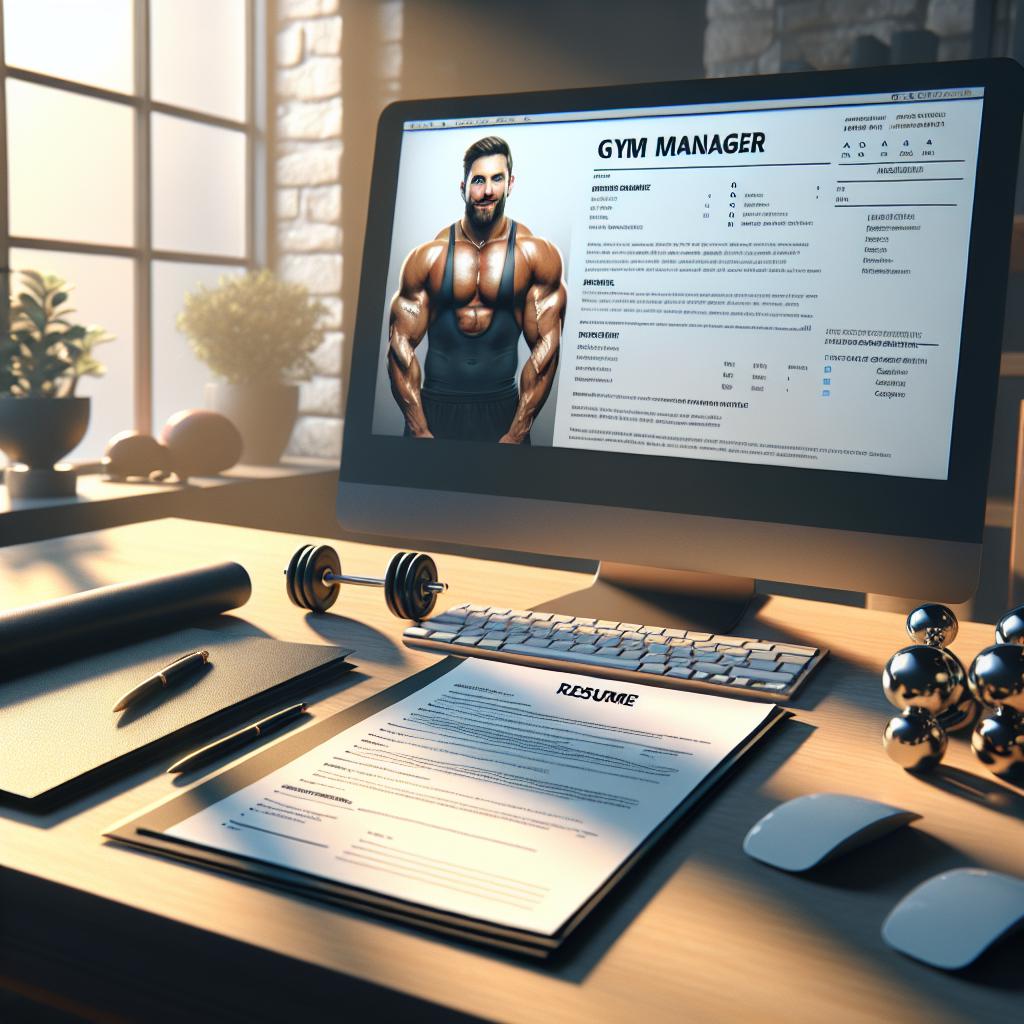 How To Write a Gym Manager Resume (+ Template)