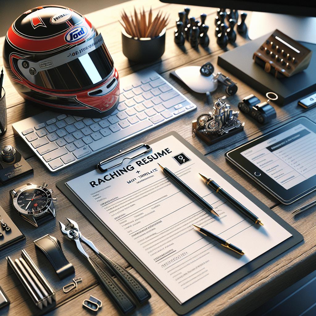 How To Write a Racing Resume (+ Template)