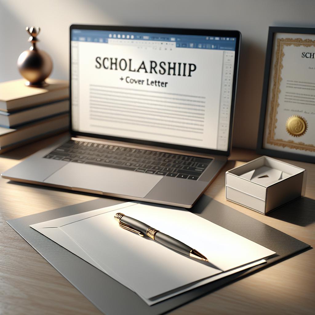 How To Write a Scholarship Cover Letter (+ Template)