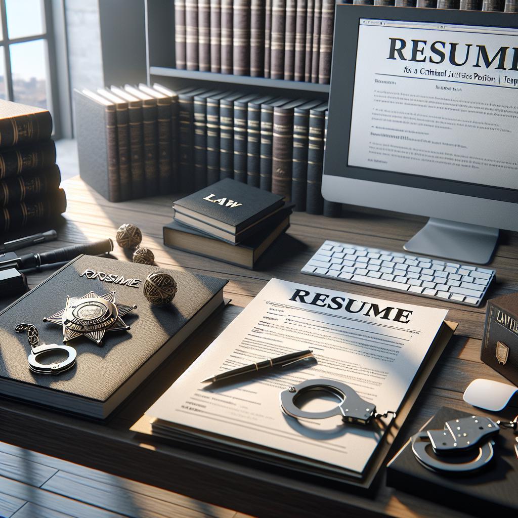 How To Write a Resume for a Criminal Justice Position (+ Template)