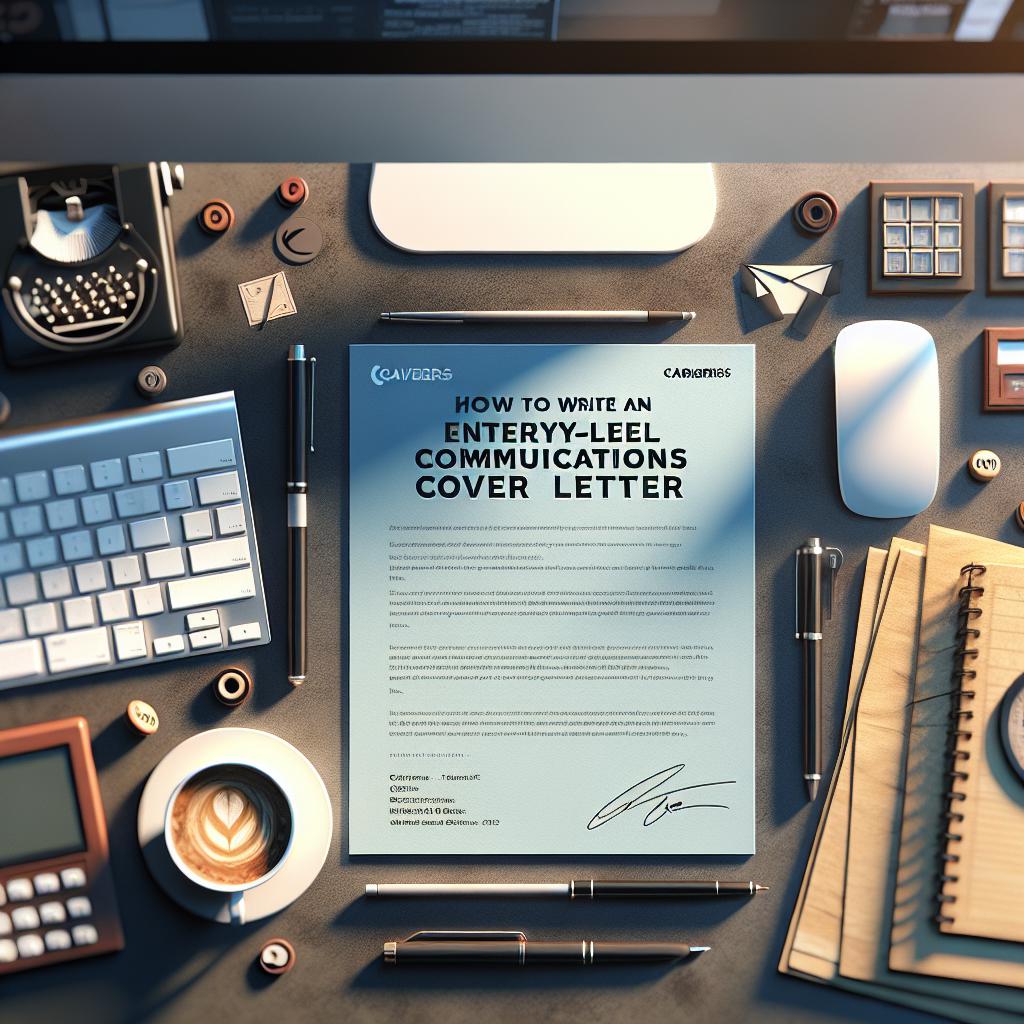 How To Write an Entry-Level Communications Cover Letter (+ Template)