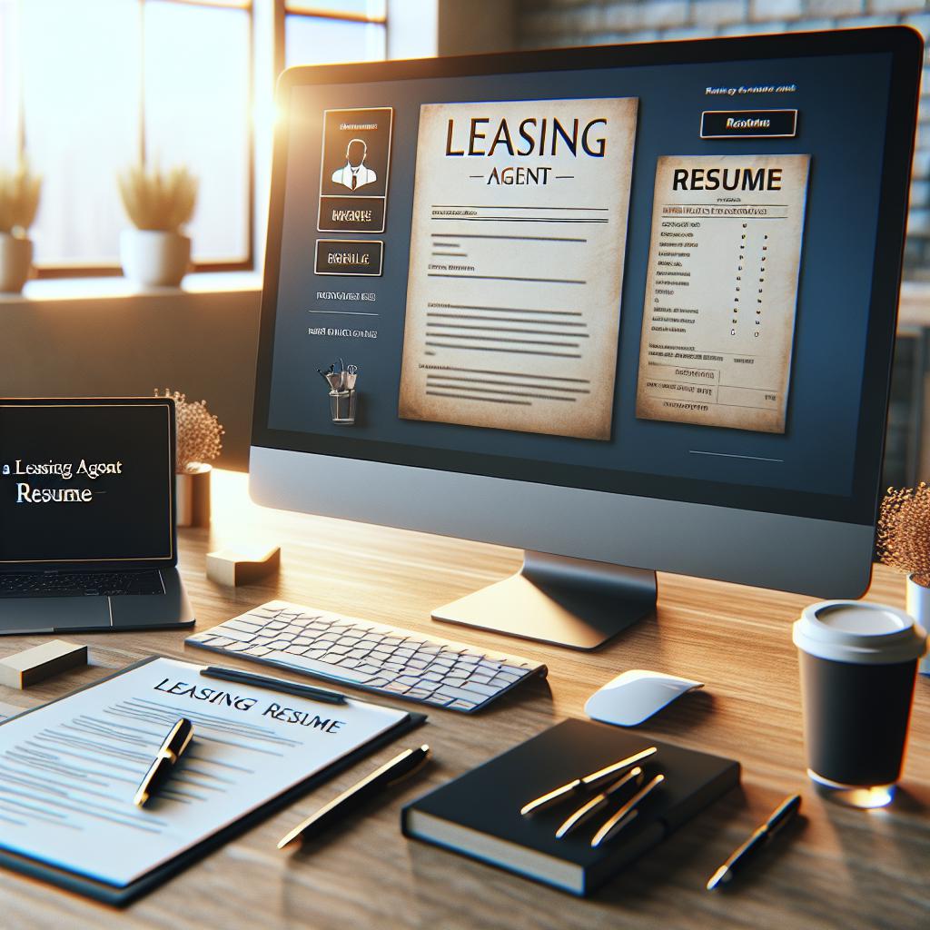 How To Write a Leasing Agent Resume (+ Template)