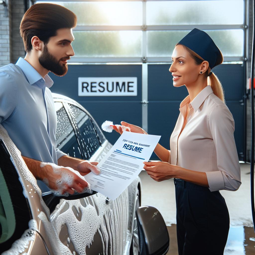 How To Write a Car Wash Attendant Resume (+ Template)