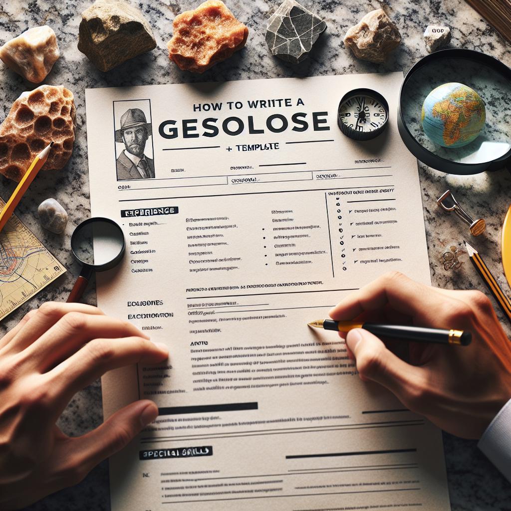 How To Write a Geologist Resume (+ Template)