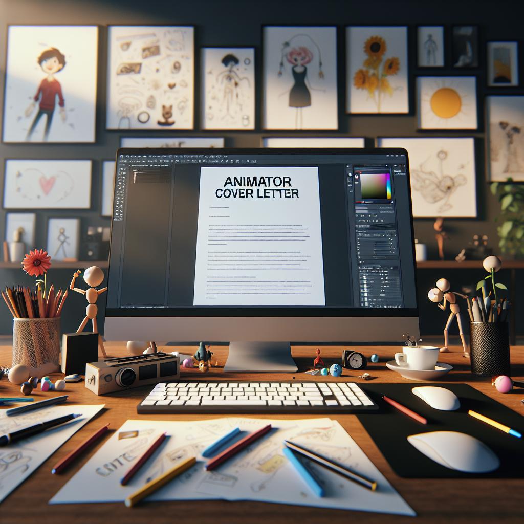 How To Write an Animator Cover Letter (+ Template)