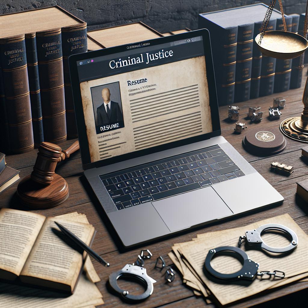 How To Write a Criminal Justice Resume (+ Template)