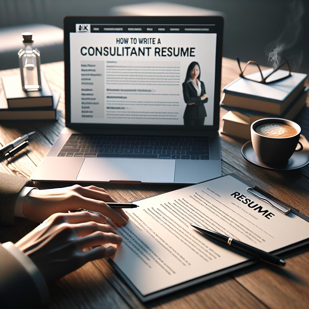 How To Write a Consultant Resume (+ Template)