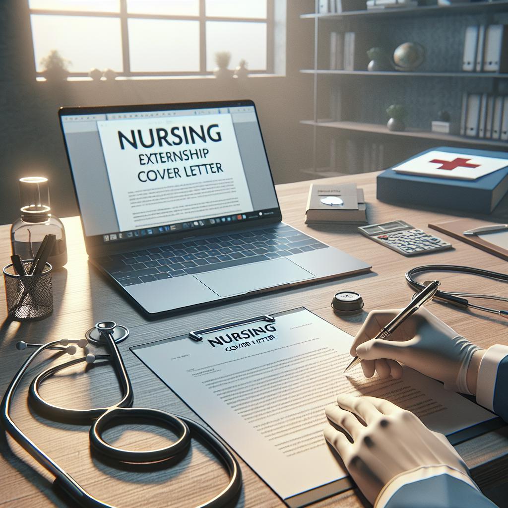 How To Write a Nursing Externship Cover Letter (+ Template)