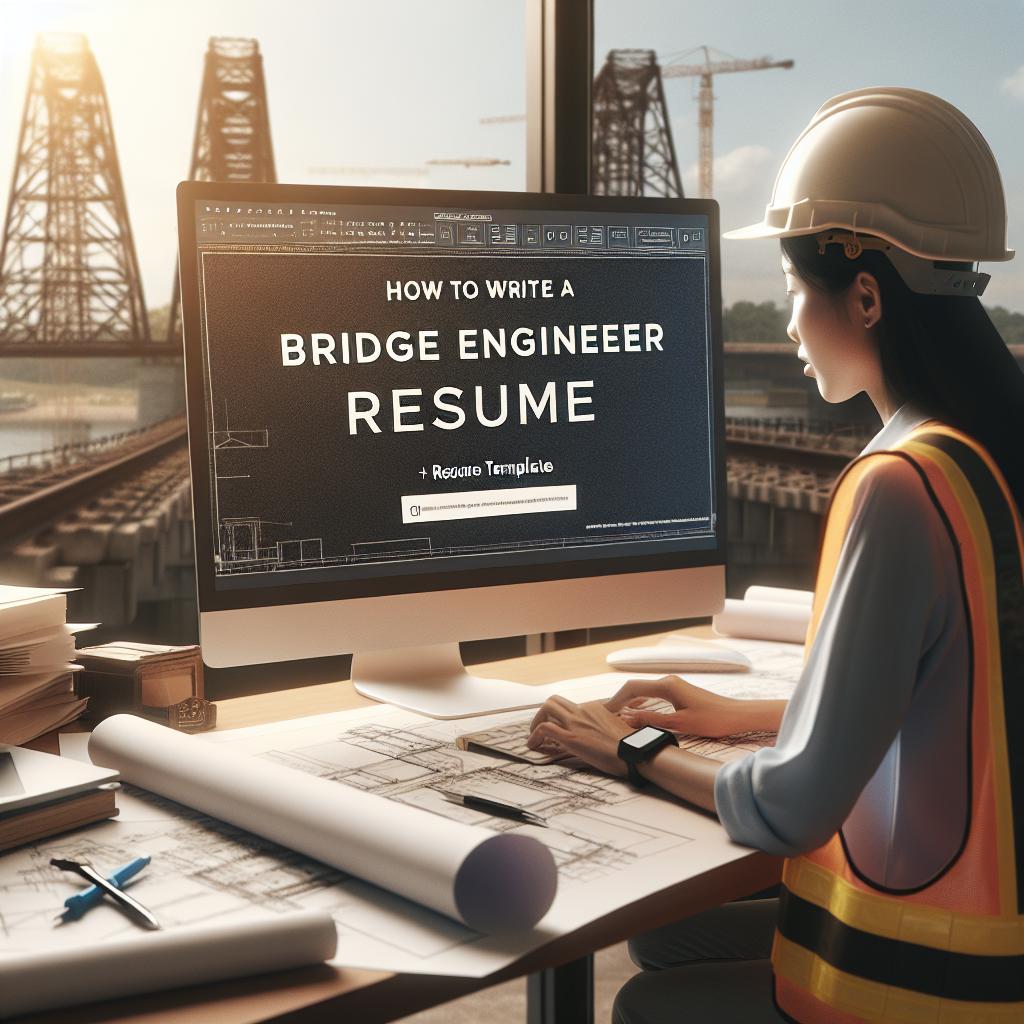 How To Write a Bridge Engineer Resume (+ Template)