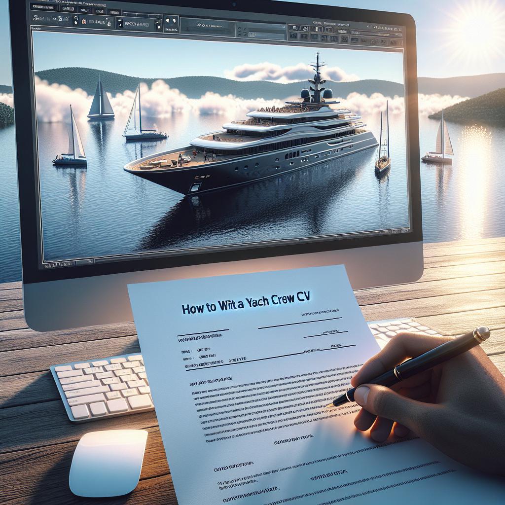 How To Write a Yacht Crew CV (+ Template)