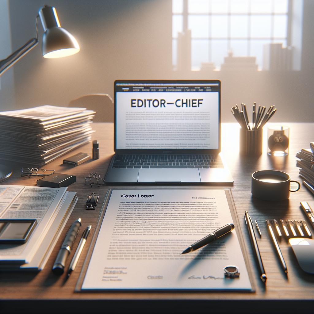 How To Write an Effective Editor-in-Chief Cover Letter (+ Template)