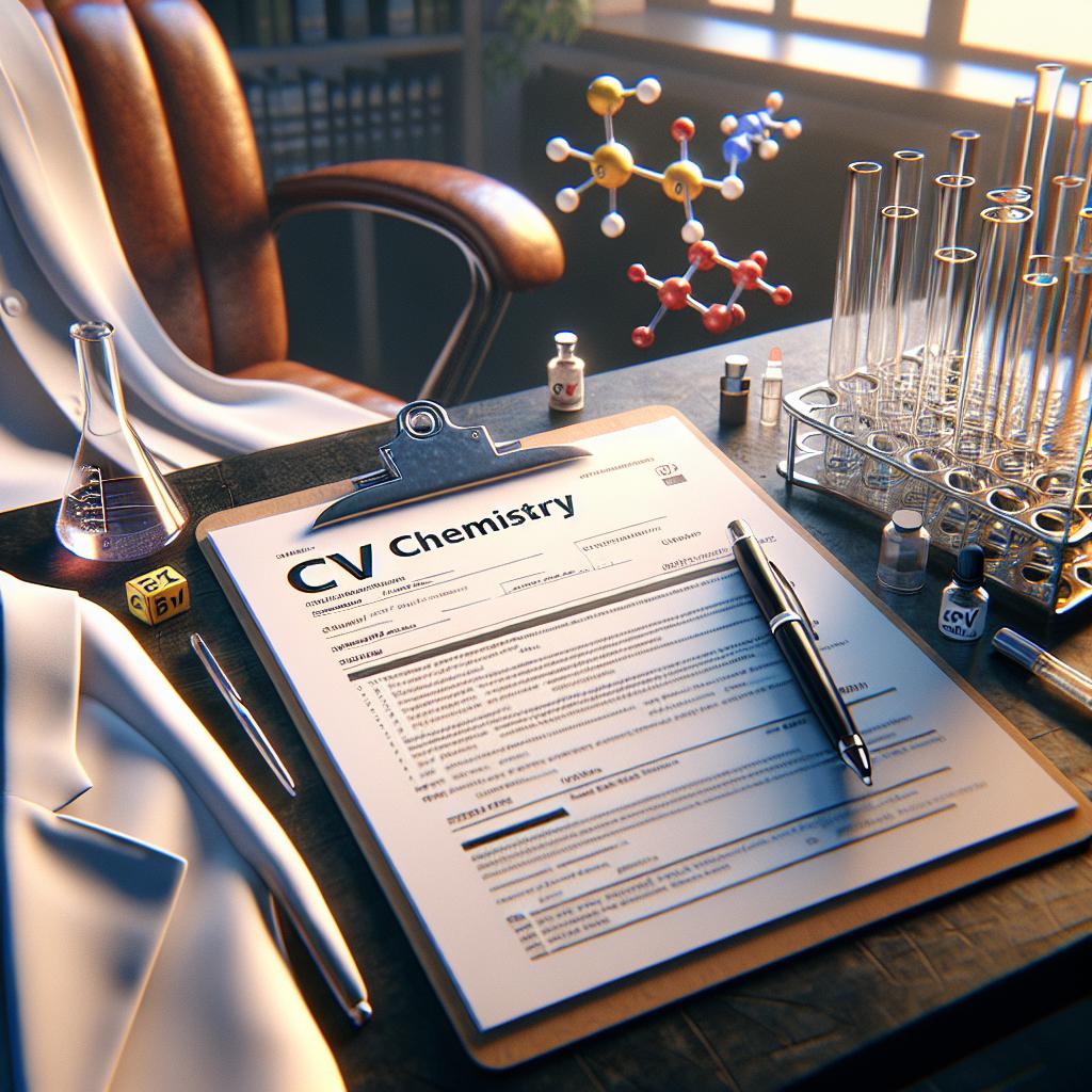 How To Write a Chemistry CV (+ Template)