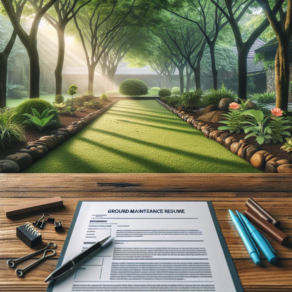 How To Write a Ground Maintenance Resume (+ Template)