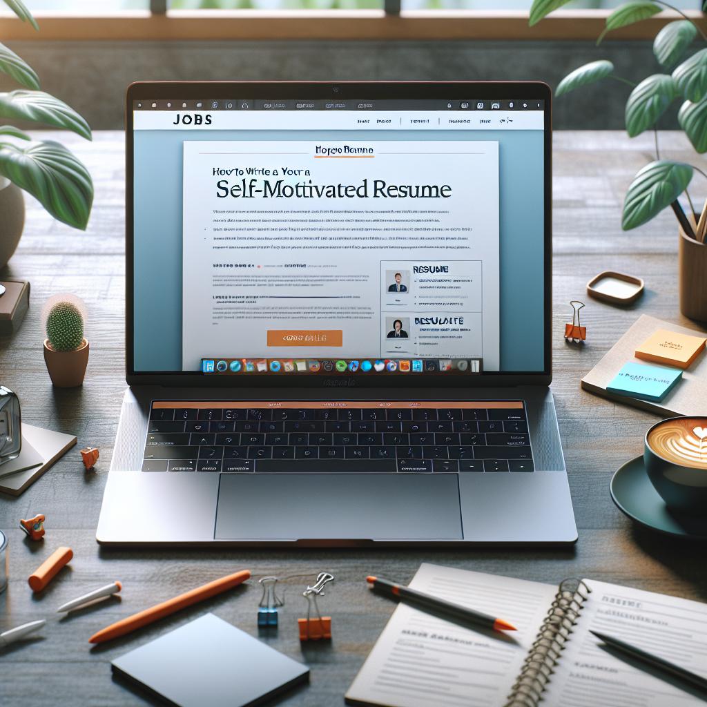 How To Write a Self-Motivated Resume (+ Template)