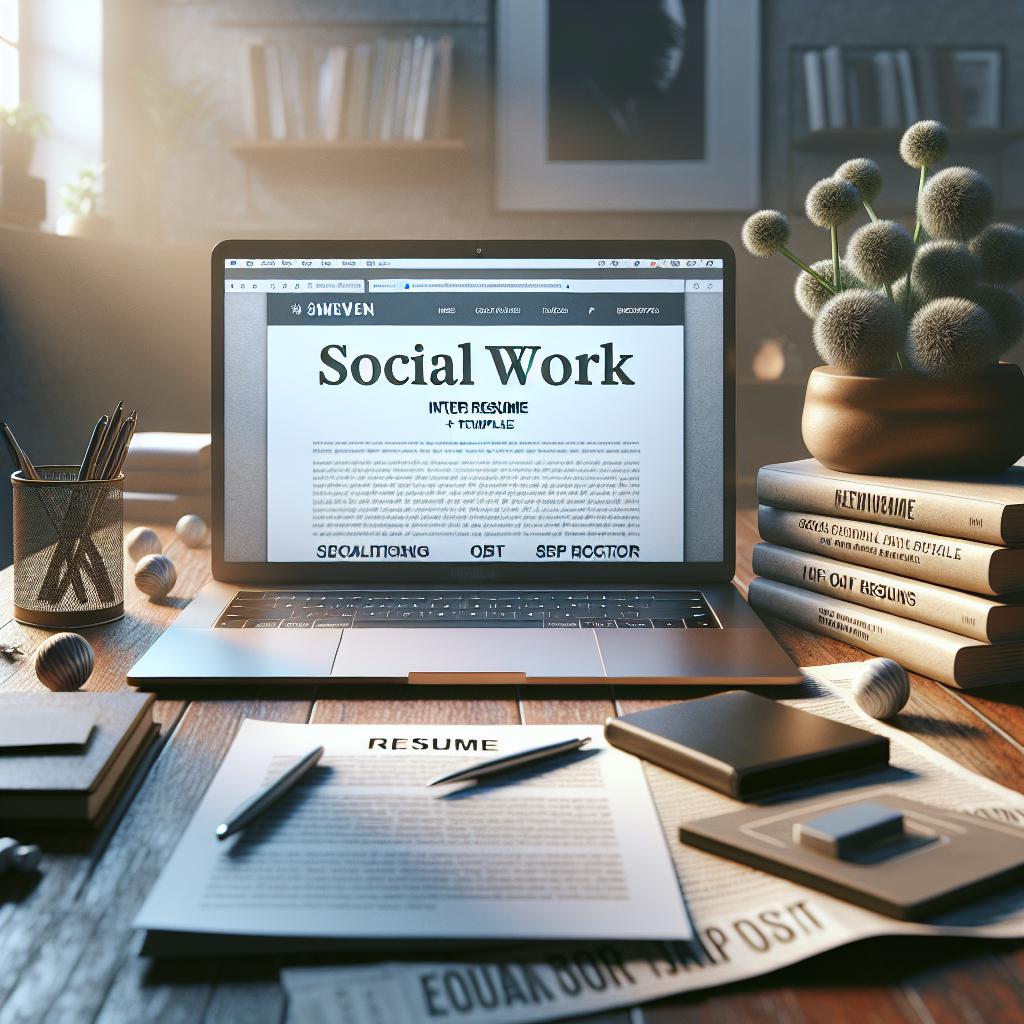 How To Write a Social Work Intern Resume (+ Template)