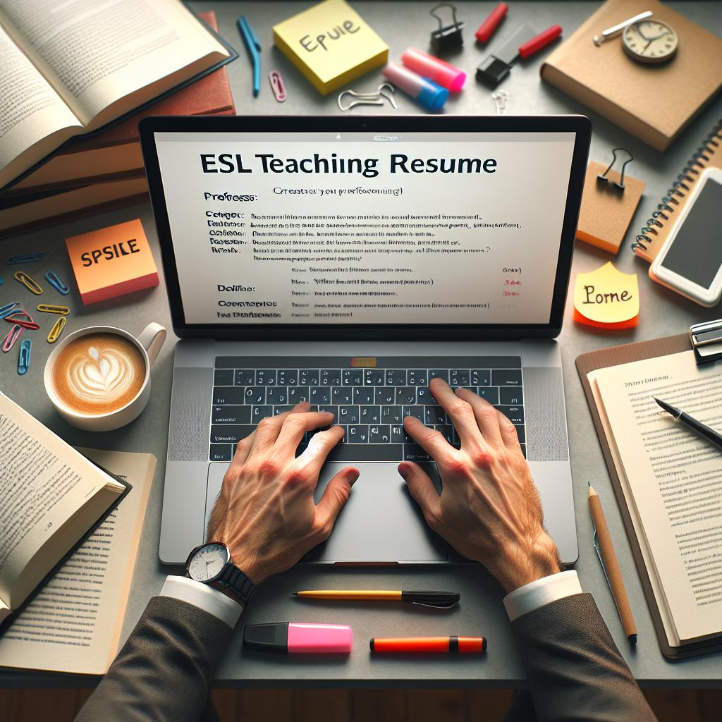 How To Write a Teaching ESL Resume (+ Template)