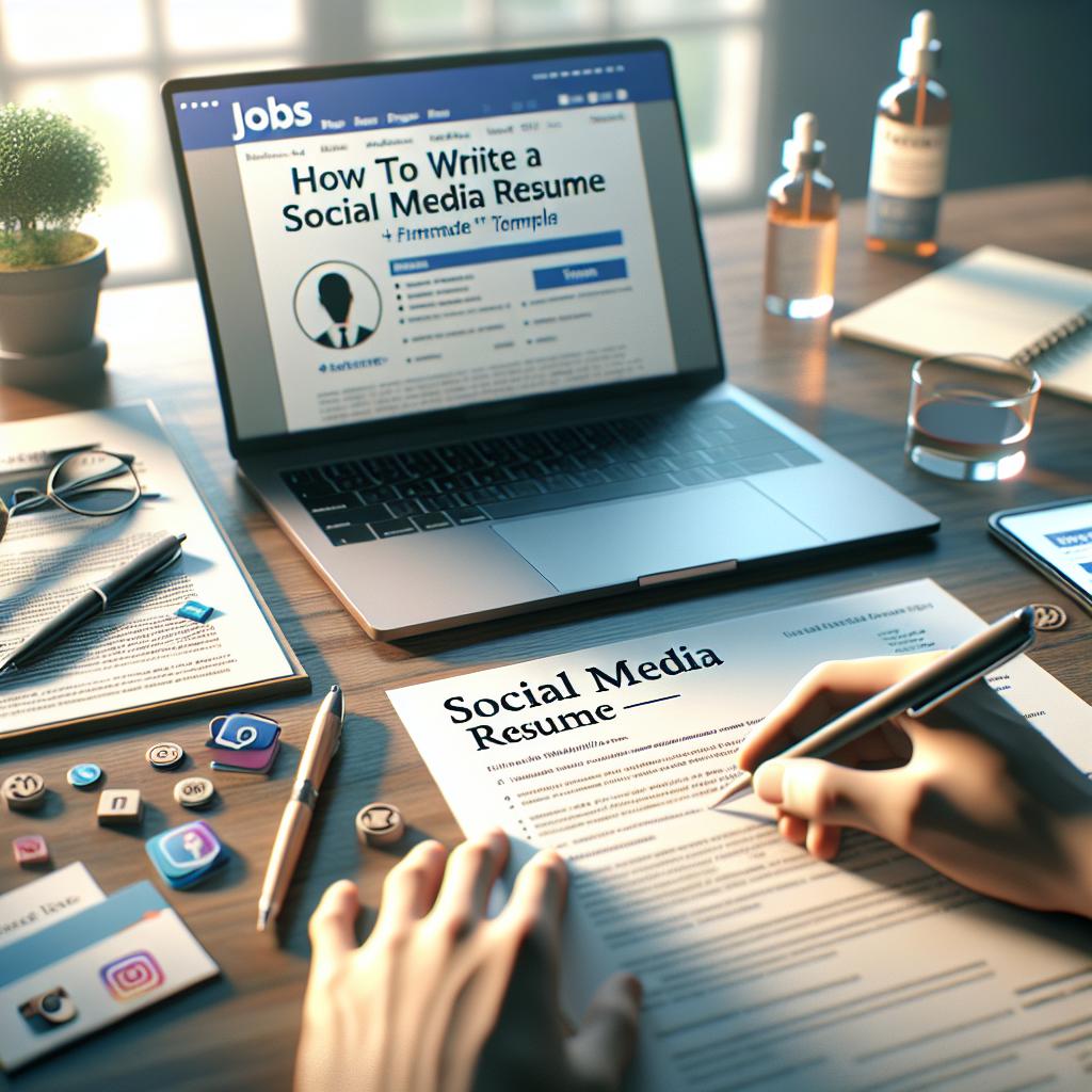 How To Write a Social Media Resume (+ Template)
