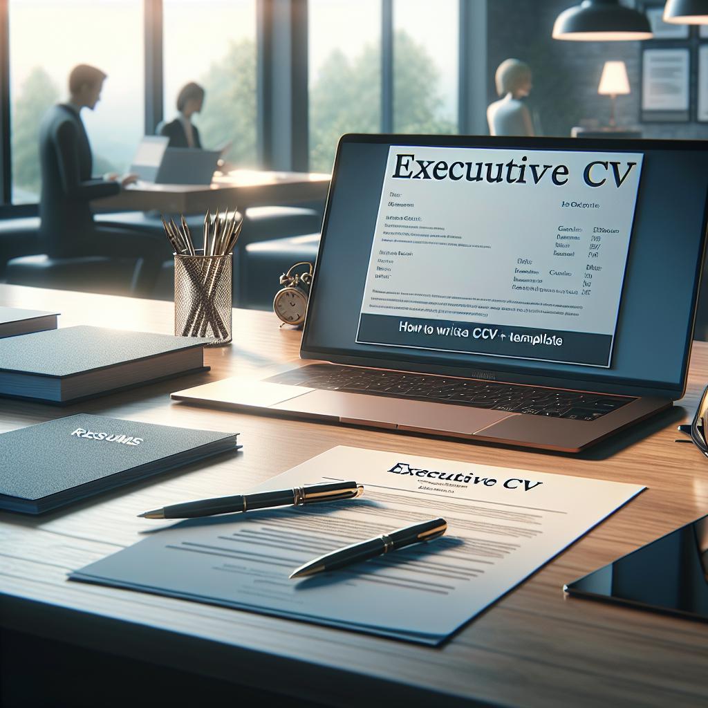 How To Write an Executive CV (+ Template)