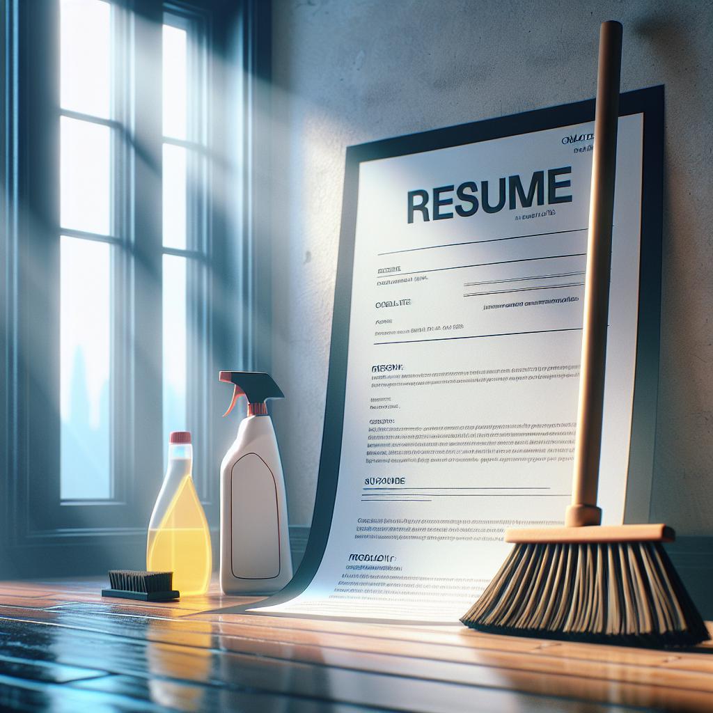 How To Write a Janitorial Resume (+ Template)