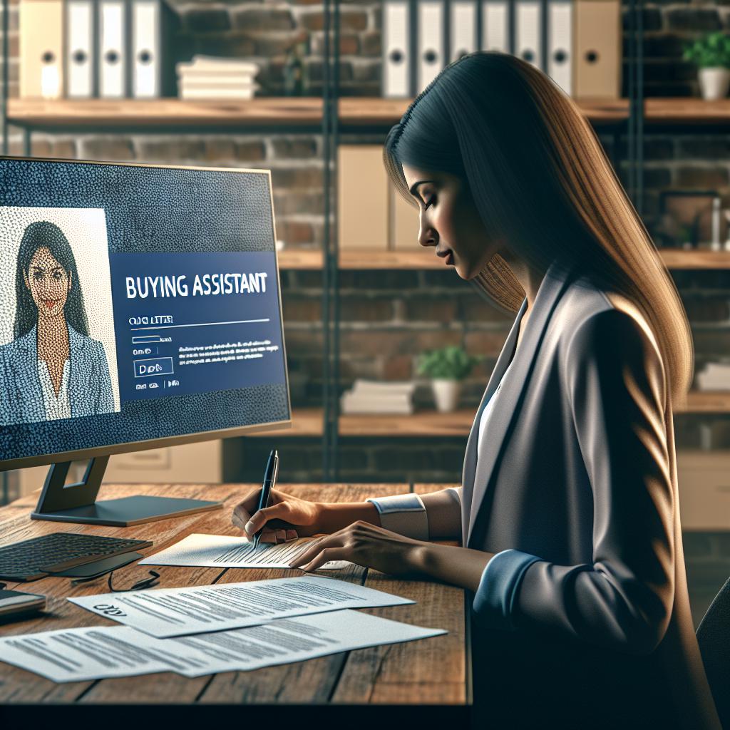How To Write a Buying Assistant Cover Letter (+ Template)
