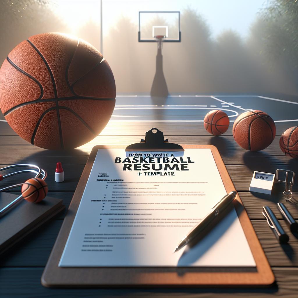 How To Write a Basketball Resume (+ Template)
