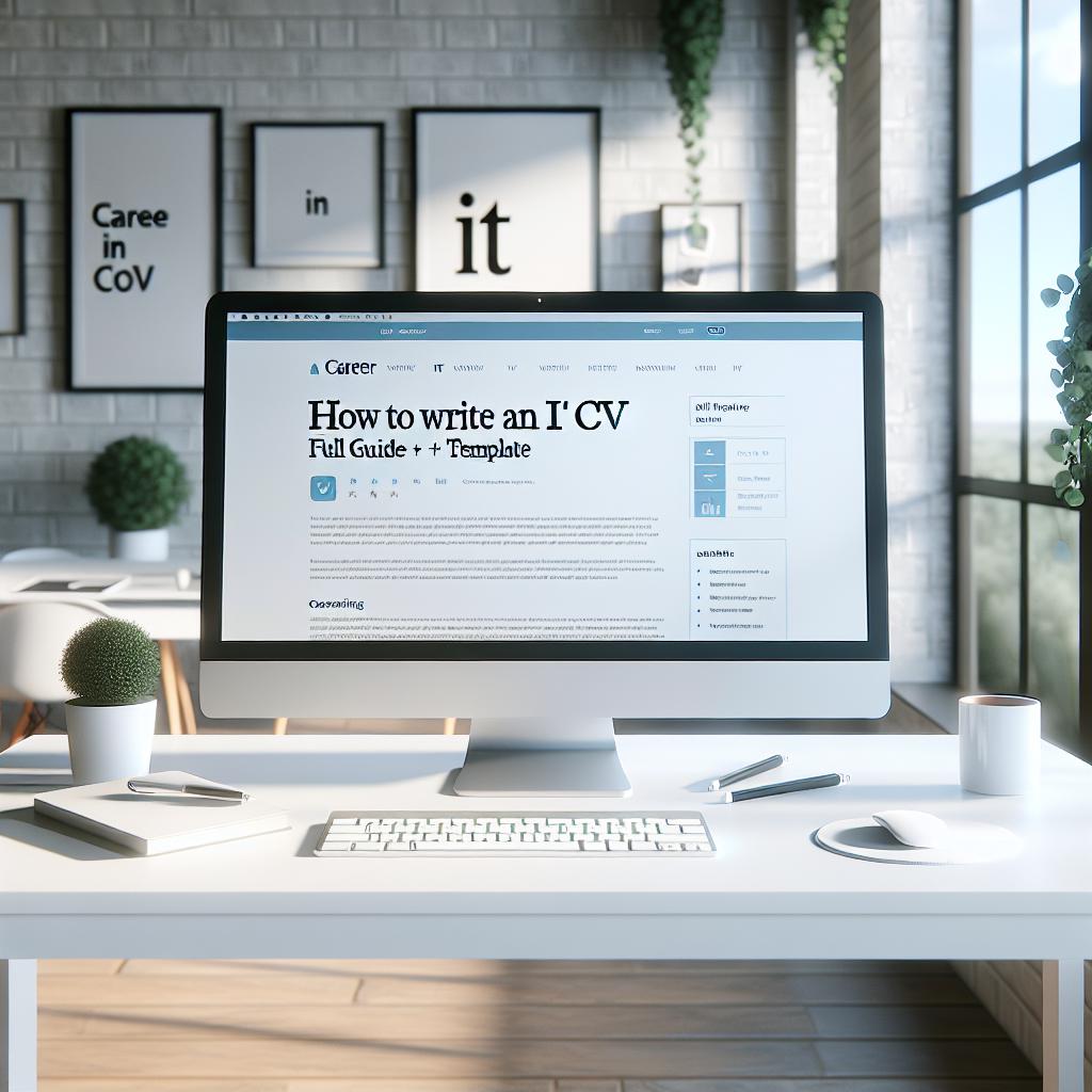 How To Write an IT CV: Full Guide (+ Template)