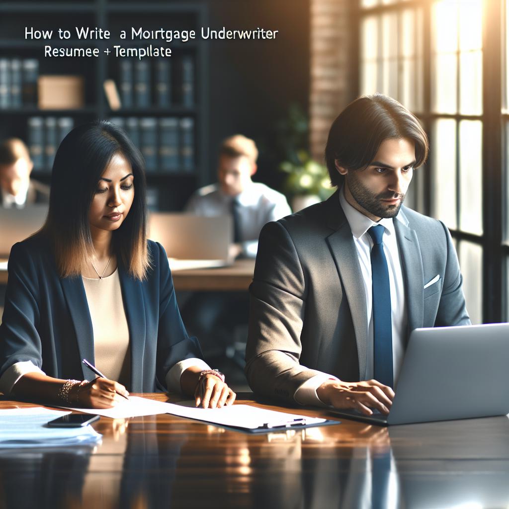 How To Write a Mortgage Underwriter Resume (+ Template)