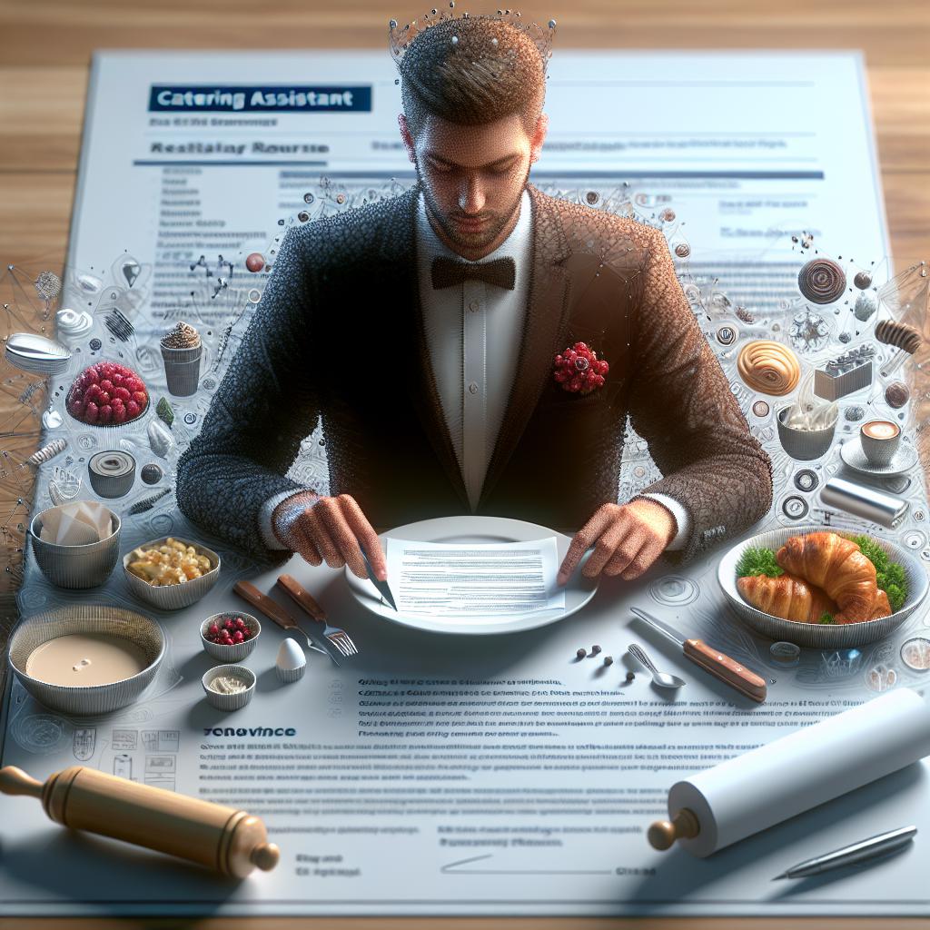 How To Write a Catering Assistant Resume (+ Template)