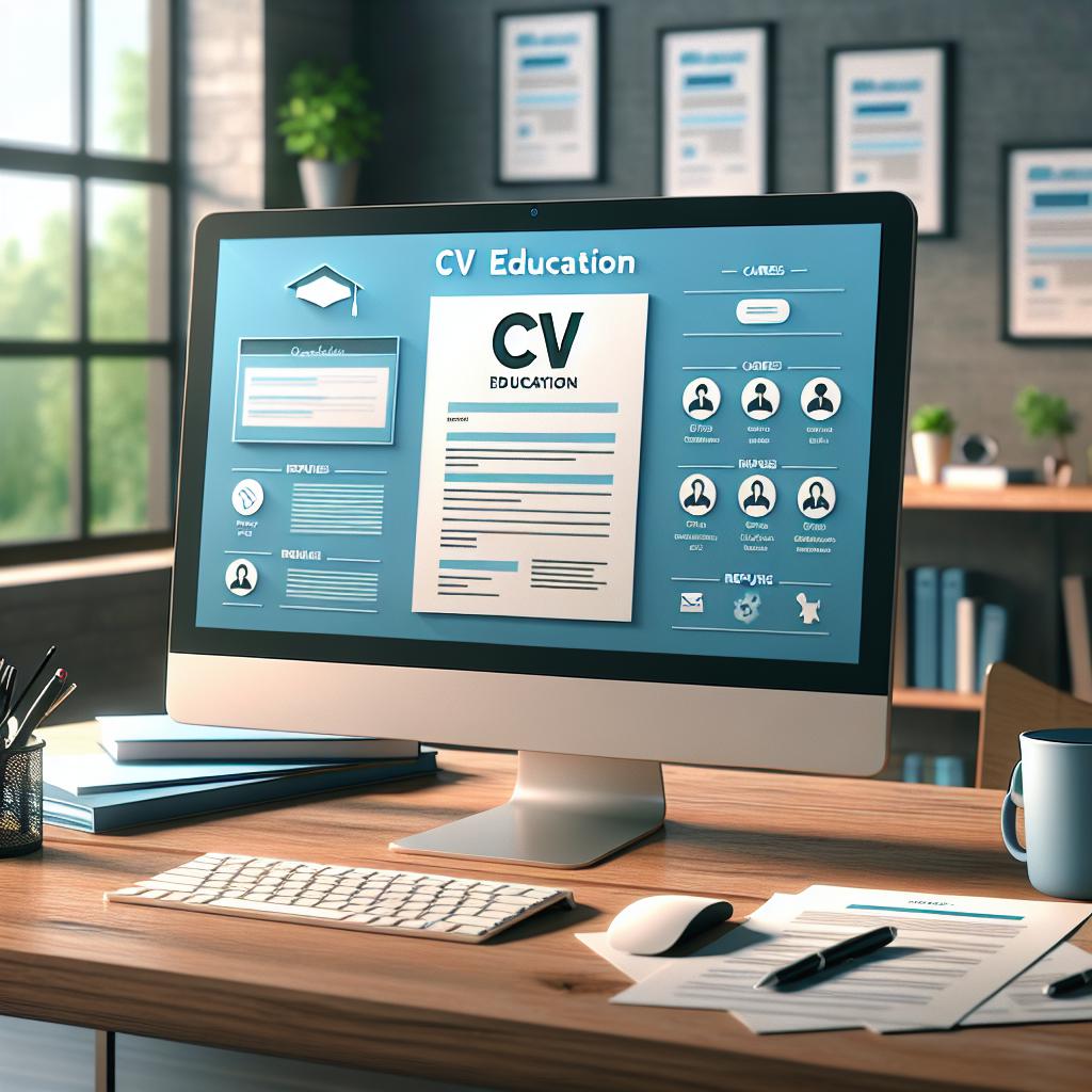 How To Write a CV Education  (+ Template)