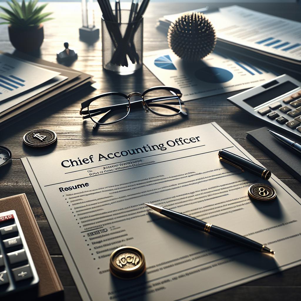 How To Write a Chief Accounting Officer Resume (+ Template)