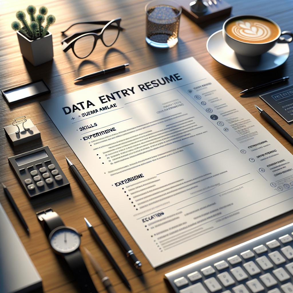 How To Write a Data Entry Resume (+ Template)