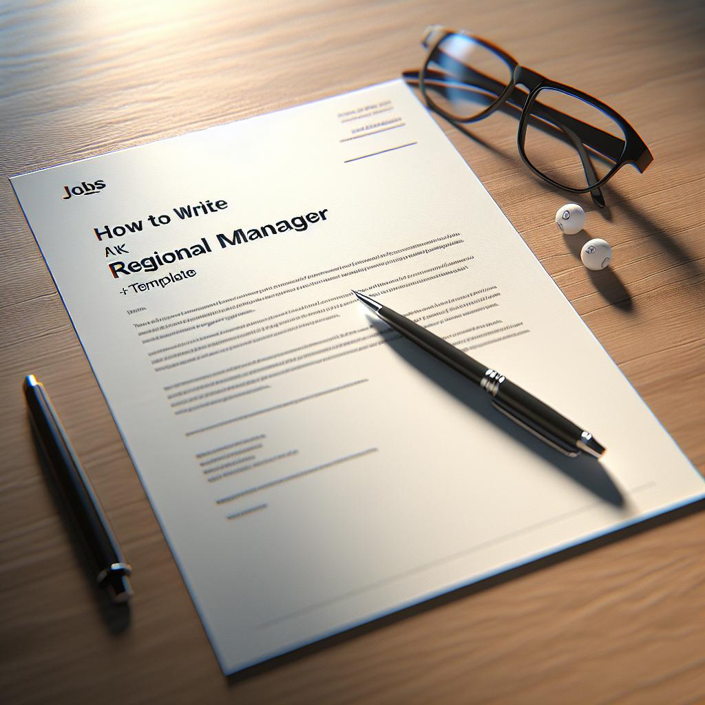 How To Write a Regional Manager Cover Letter (+ Template)