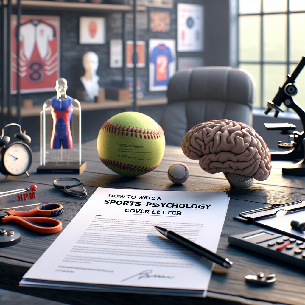 How To Write a Sports Psychology Cover Letter (+ Template)