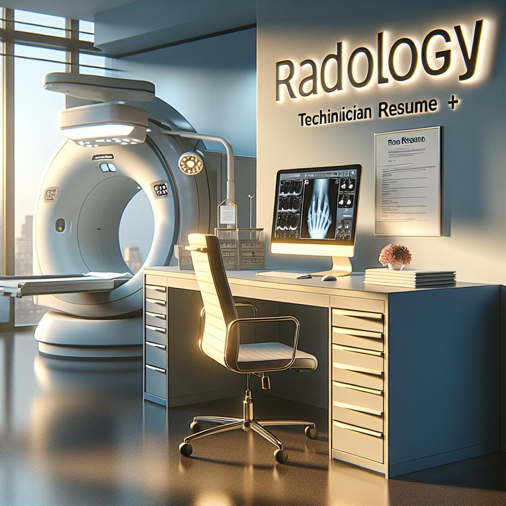 How To Write a Radiology Technician Resume (+ Template)