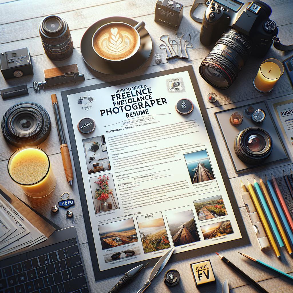 How To Write a Freelance Photographer Resume (+ Template)