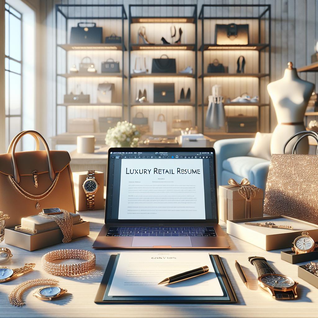 How To Write a Luxury Retail Resume (+ Template)